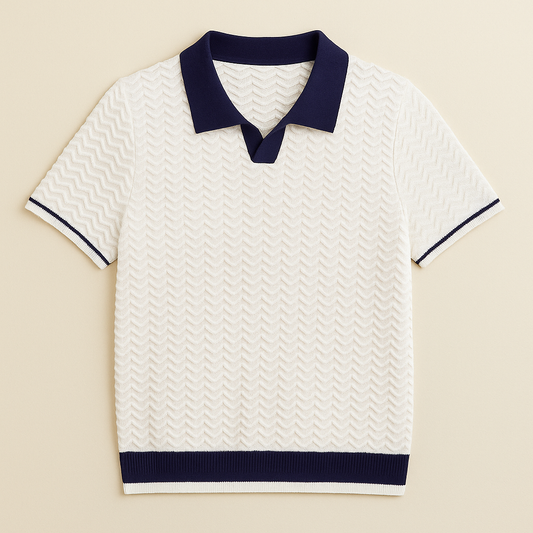 ERIC | POLO SHIRT EN TISSU RICCIO DE
