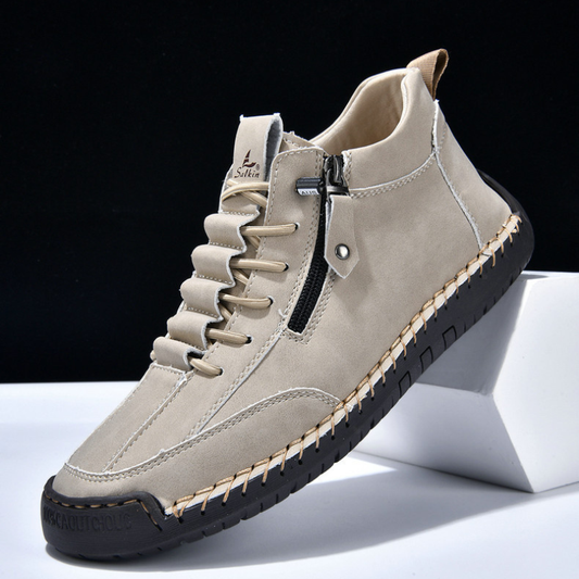 CHRISTOPHE | CHAUSSURES EN NABUK AVEC ZIP POUR HOMME