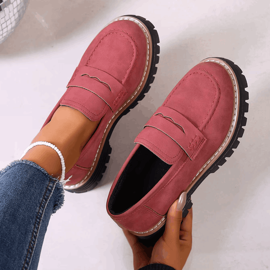 CAPUCINE | MOCASSINS À PLATEFORME STYLE COLLEGE