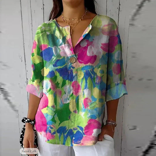 ANNIE | BLOUSE FLEURIE ÉLÉGANTE