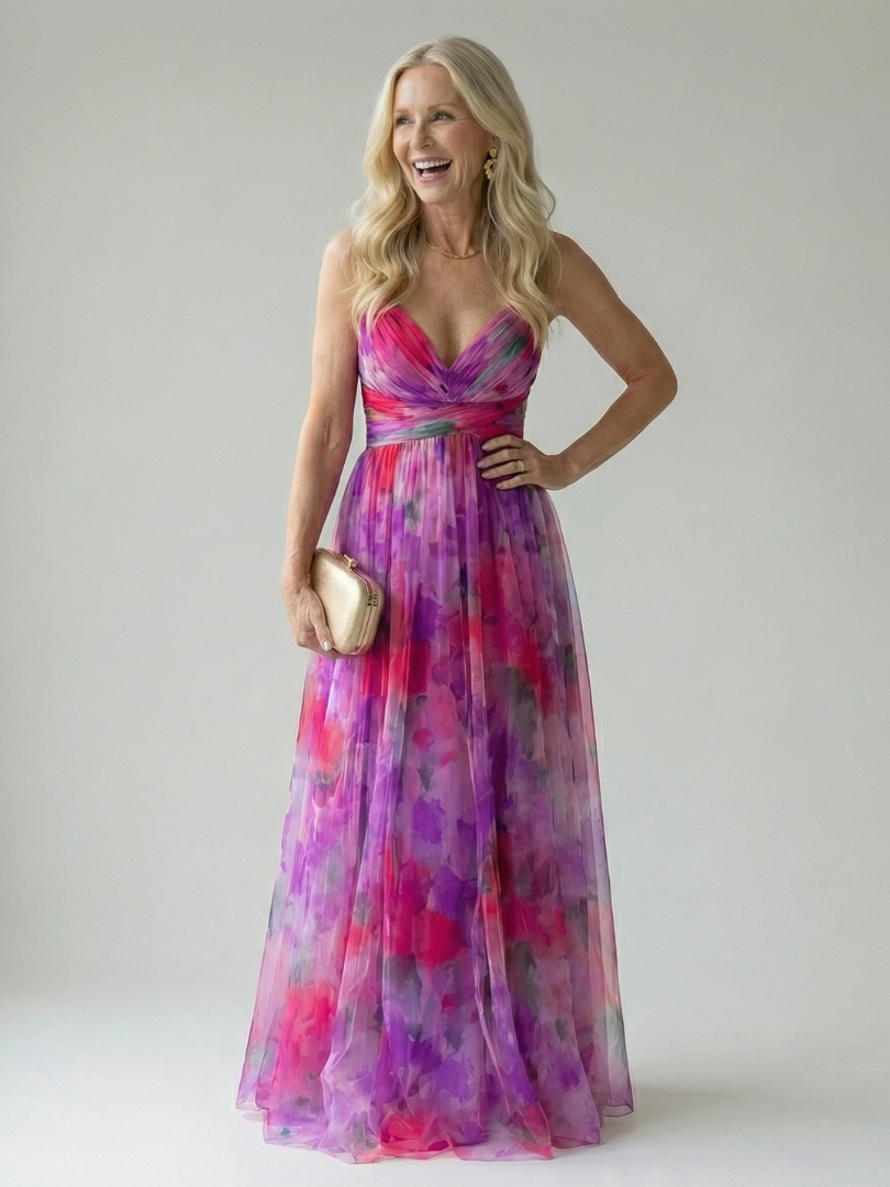 MAËLLE | ROBE MAXI À ENVELOPPE DOUCE ISEL