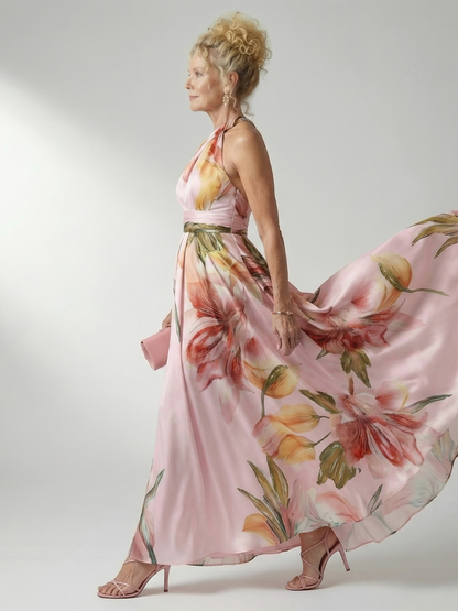 ROMANE | ROBE MAXI FLEURIE LÉGÈRE AMIEL