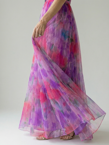 MAËLLE | ROBE MAXI À ENVELOPPE DOUCE ISEL