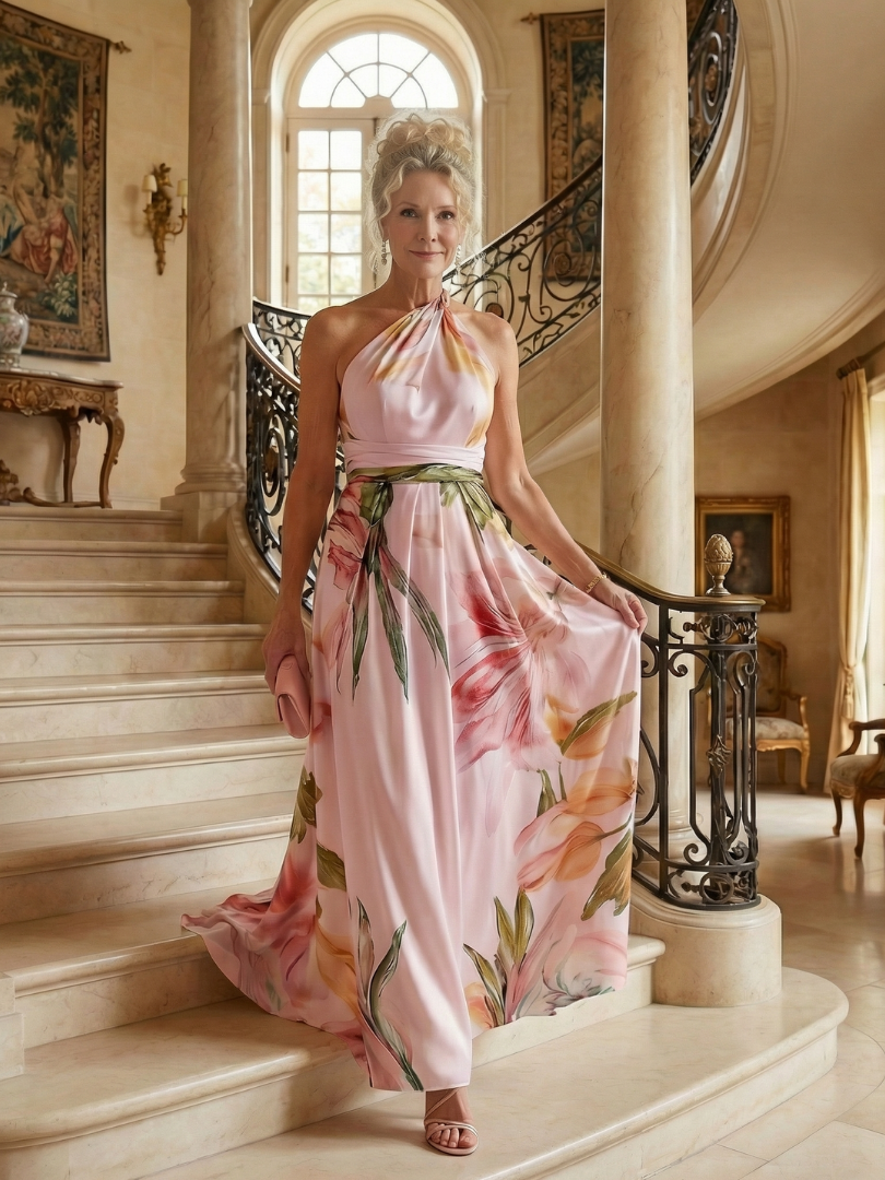 ROMANE | ROBE MAXI FLEURIE LÉGÈRE AMIEL