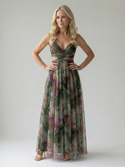 MAËLLE | ROBE MAXI À ENVELOPPE DOUCE ISEL