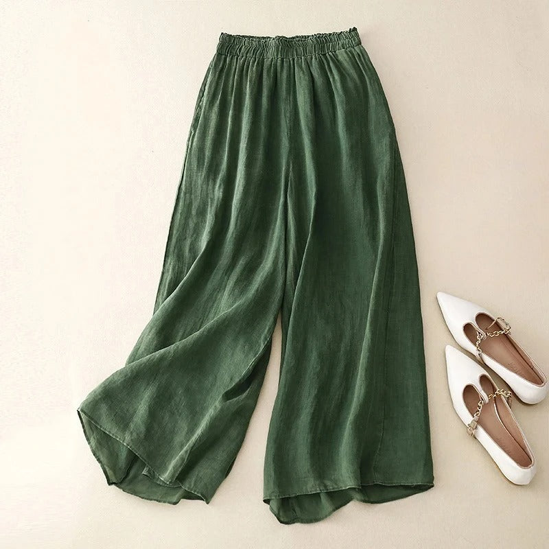 CLARA | PANTALONS EN LIN ÉLÉGANTS