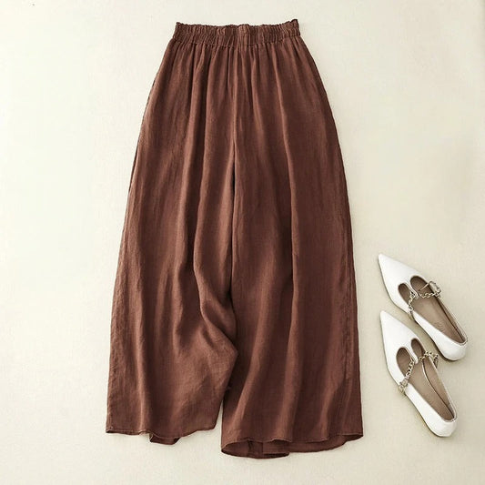 CLARA | PANTALONS EN LIN ÉLÉGANTS