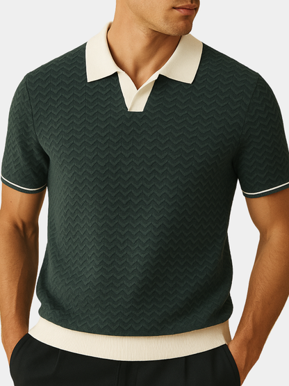 ERIC | POLO SHIRT EN TISSU RICCIO DE