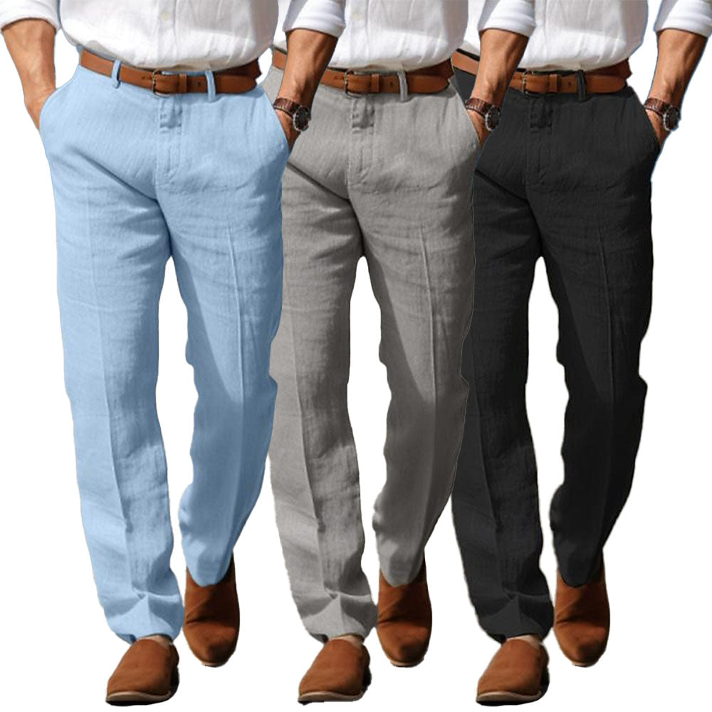 BENJAMIN | PANTALON HOMME LUXE EN LIN PREMIUM