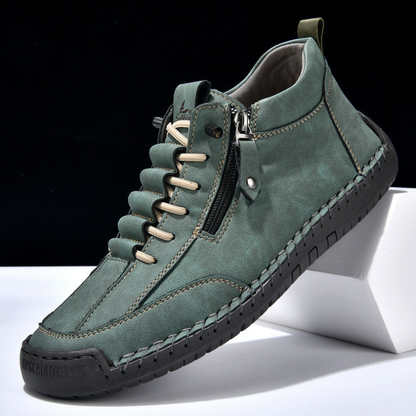 CHRISTOPHE | CHAUSSURES EN NABUK AVEC ZIP POUR HOMME