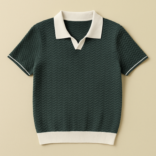 ERIC | POLO SHIRT EN TISSU RICCIO DE