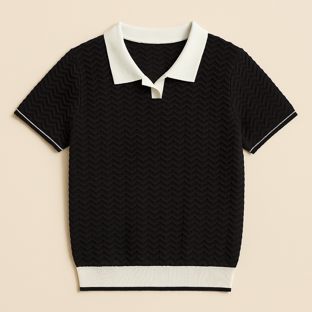 ERIC | POLO SHIRT EN TISSU RICCIO DE