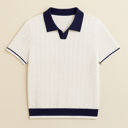 ERIC | POLO SHIRT EN TISSU RICCIO DE
