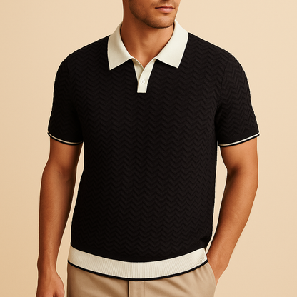 ERIC | POLO SHIRT EN TISSU RICCIO DE