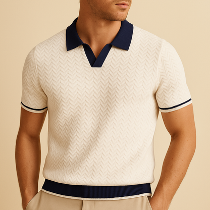 ERIC | POLO SHIRT EN TISSU RICCIO DE