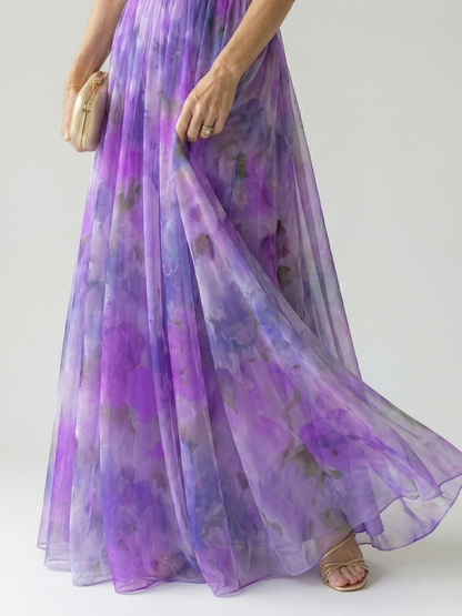 MAËLLE | ROBE MAXI À ENVELOPPE DOUCE ISEL
