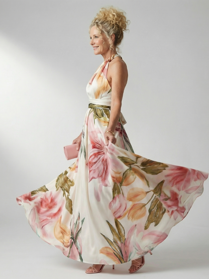 ROMANE | ROBE MAXI FLEURIE LÉGÈRE AMIEL