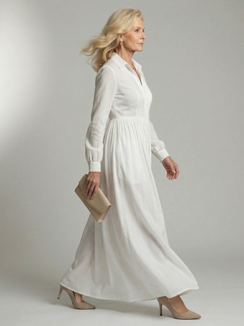 MÉLANIE | ROBE MAXI SOFT FLOW LIOREN