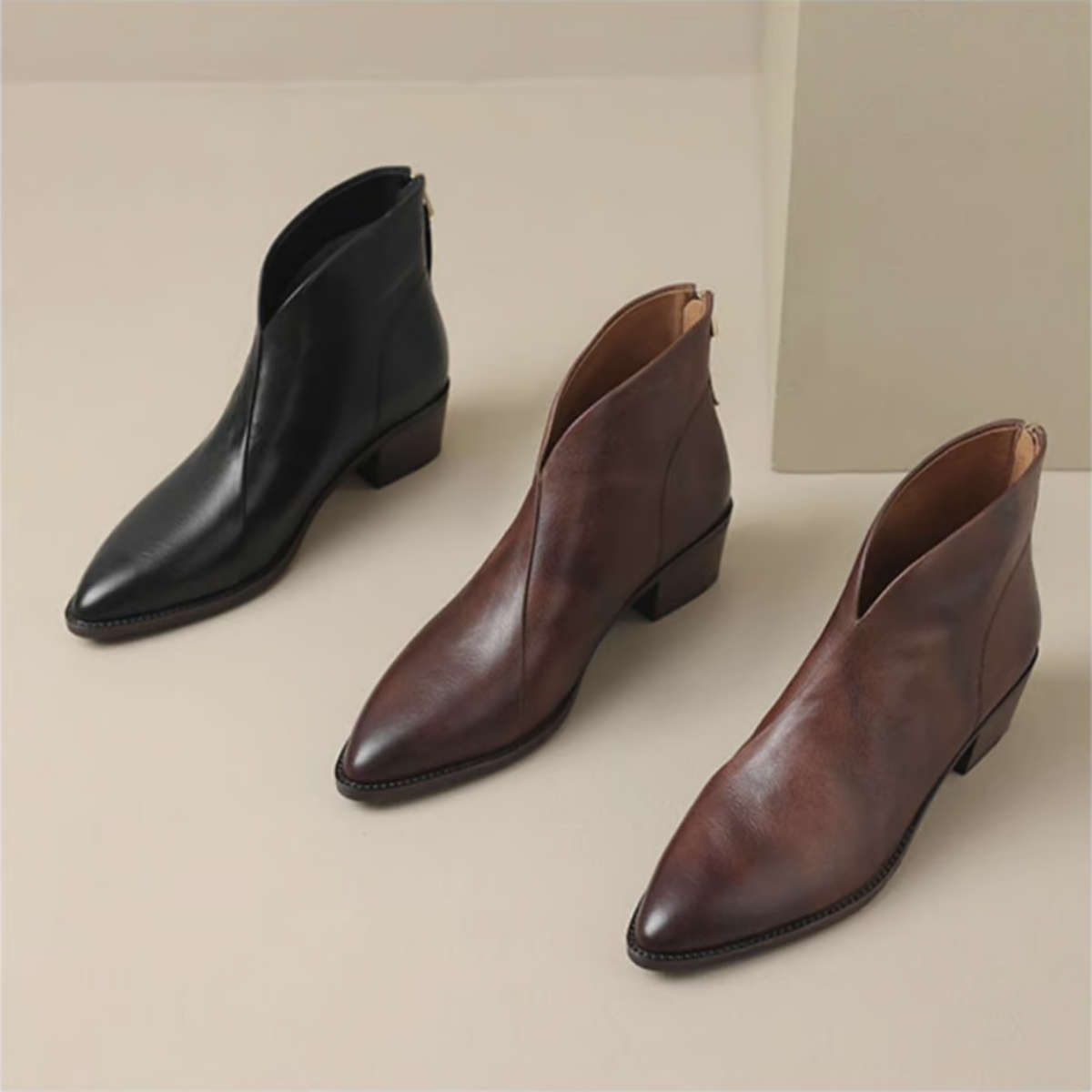 CLAIRE | BOTTINES ÉLÉGANTES EN CUIR