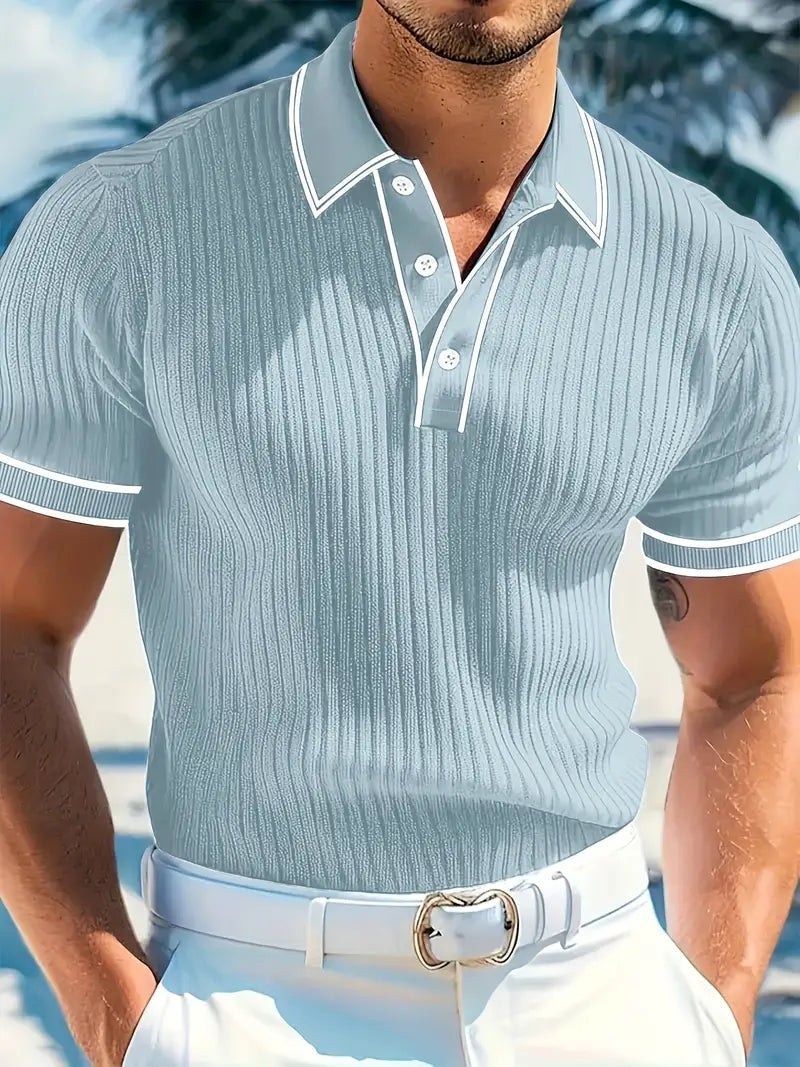 PATRICK | POLO STRUCTURE SUR MESURE, ÉLÉGANCE MÉDITERRANÉENNE