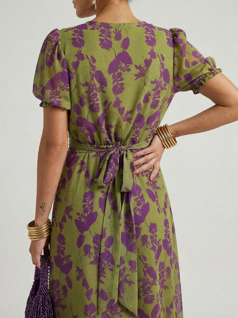 CHARLOTTE | ROBE MIDI FLORALE DÉTENDUE VIREL