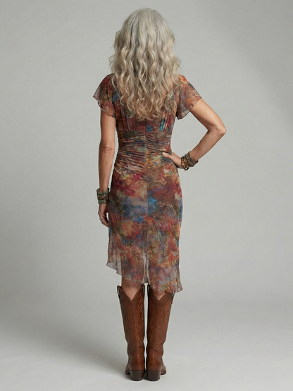 ALICE | ROBE MIDI HALTER SILENCIEUSE AERIS