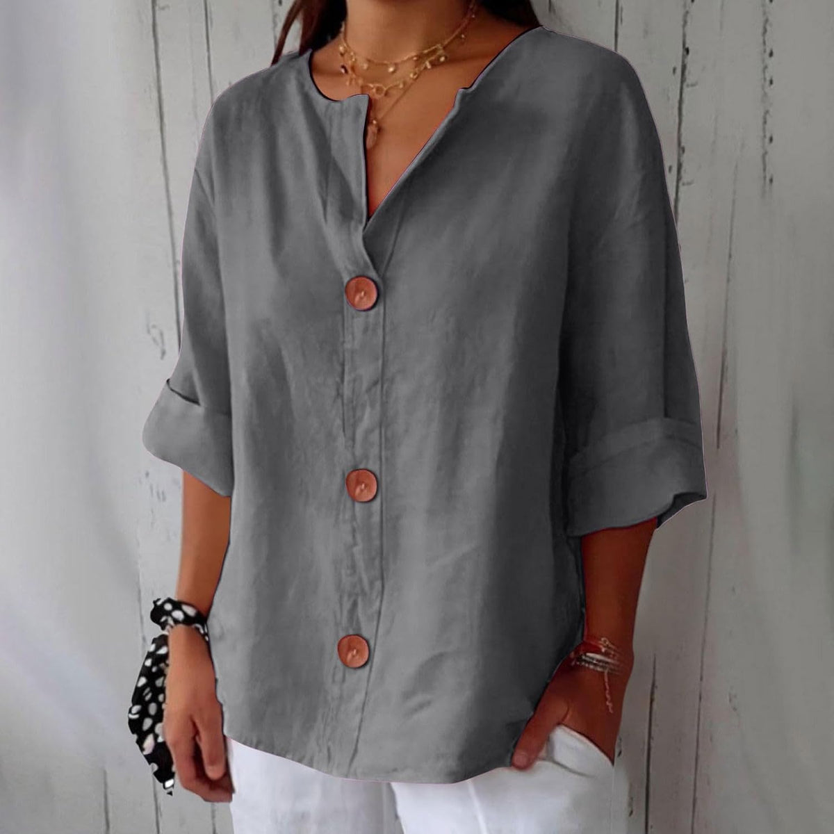 JACQUELINE | BLOUSE D'ÉTÉ AMPLE