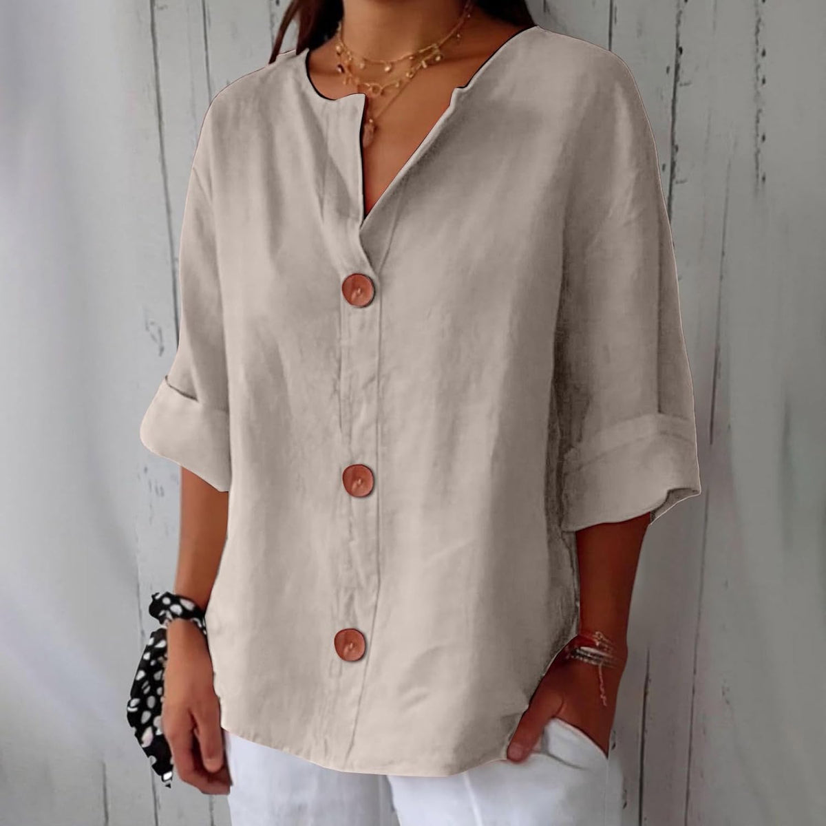 JACQUELINE | BLOUSE D'ÉTÉ AMPLE