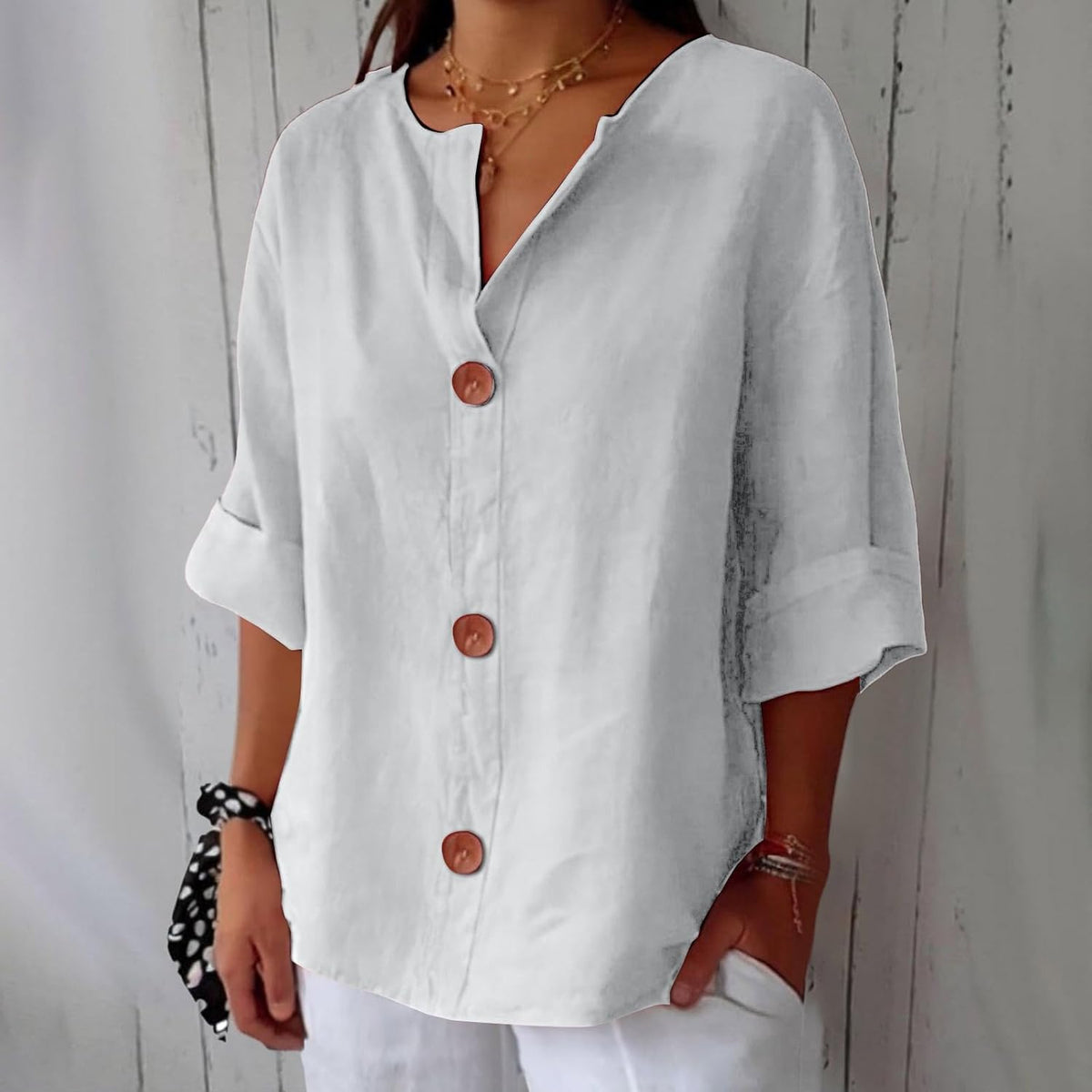 JACQUELINE | BLOUSE D'ÉTÉ AMPLE