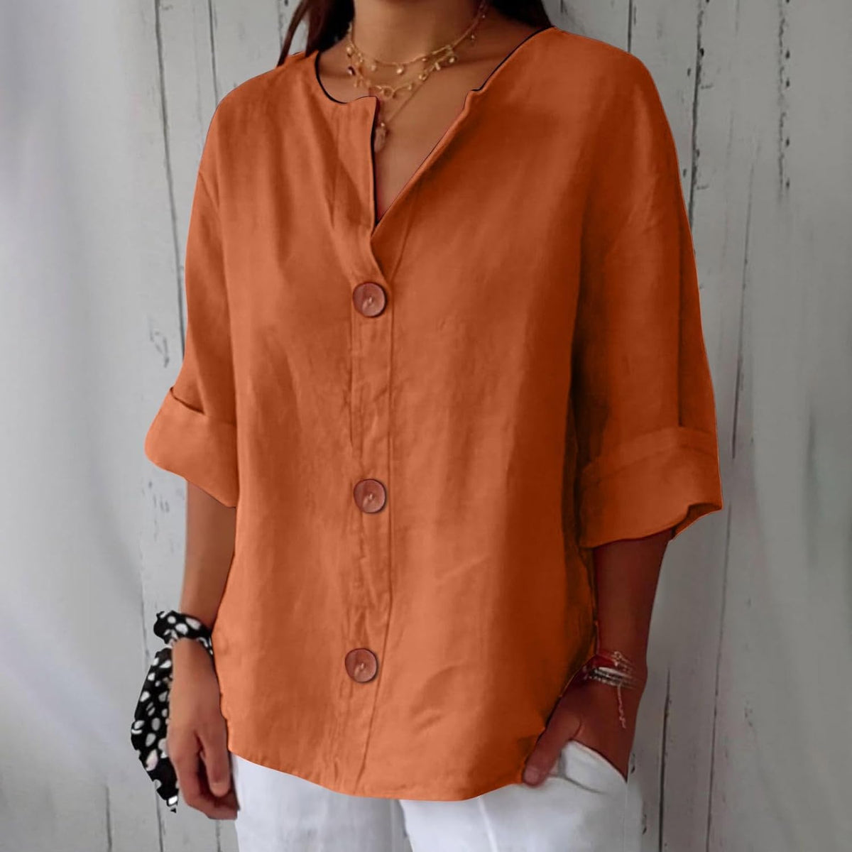 JACQUELINE | BLOUSE D'ÉTÉ AMPLE