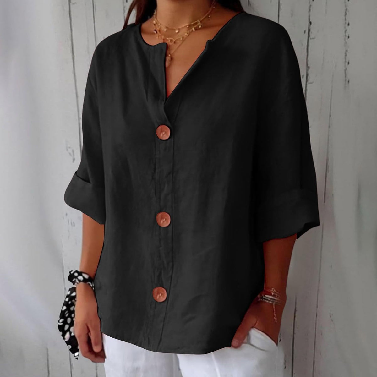 JACQUELINE | BLOUSE D'ÉTÉ AMPLE
