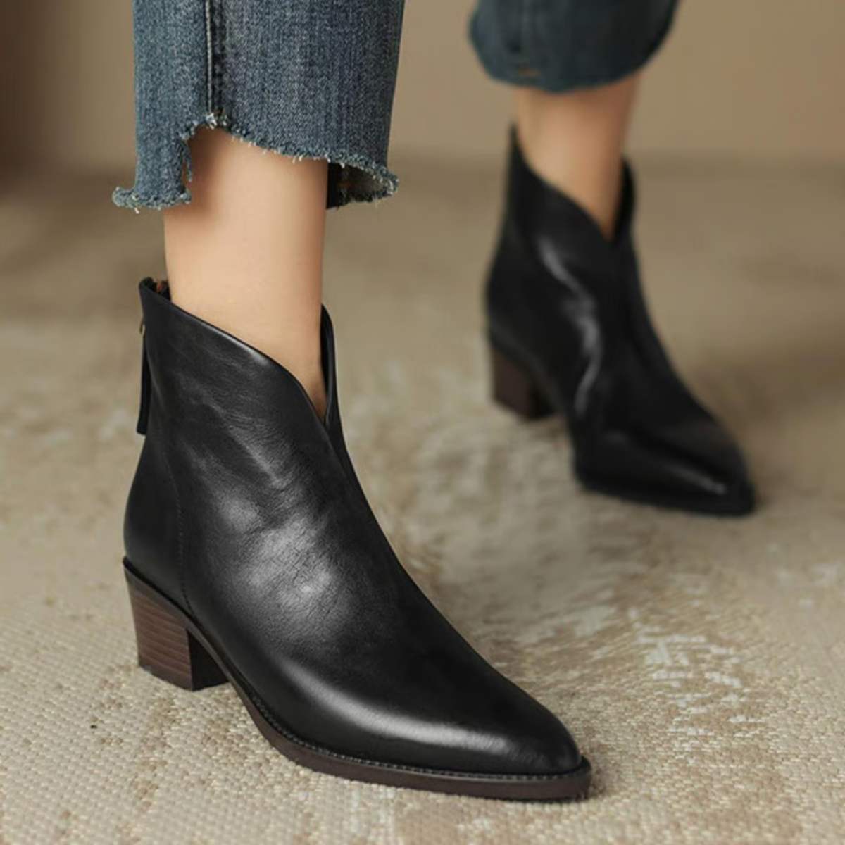 CLAIRE | BOTTINES ÉLÉGANTES EN CUIR