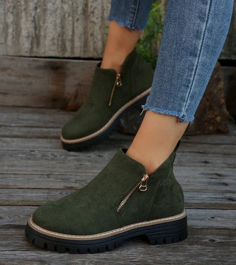 NOÉMIE | BOTTINES TENDANCE ÉLÉGANTES JADE