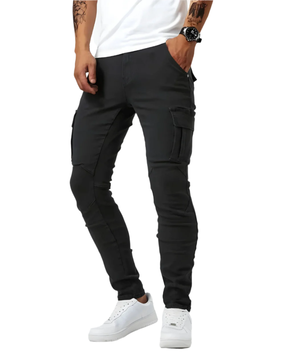LOÏC | PANTALON CARGO STRETCH