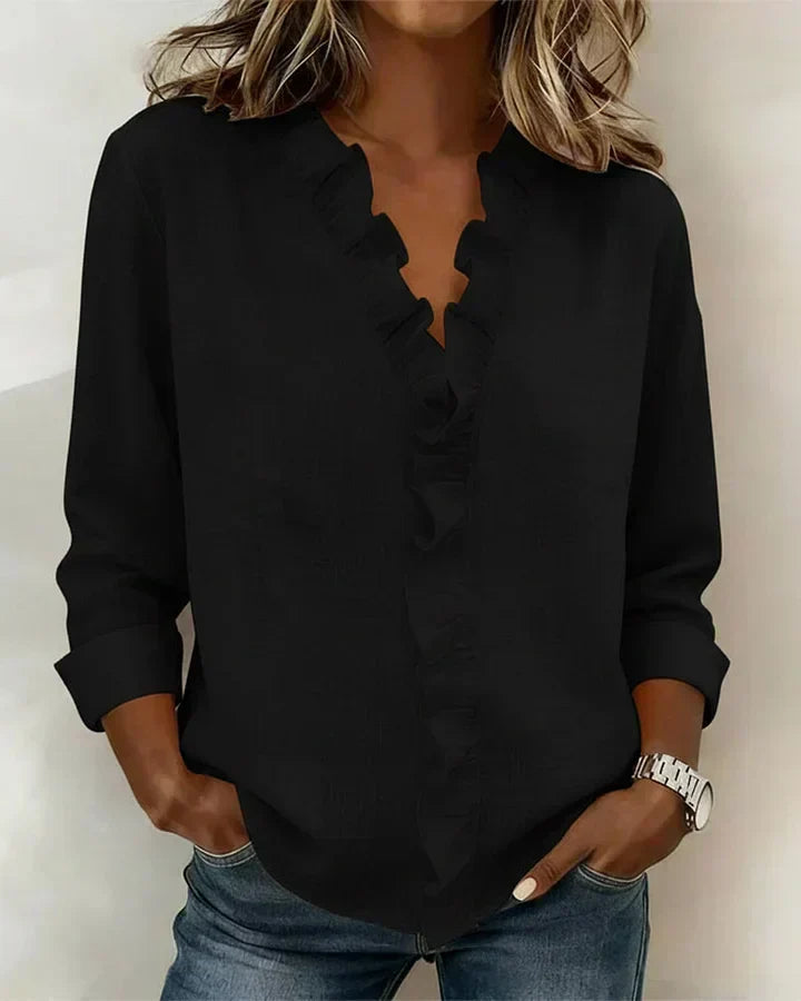 BERNADETTE | BLOUSE À VOLANTS
