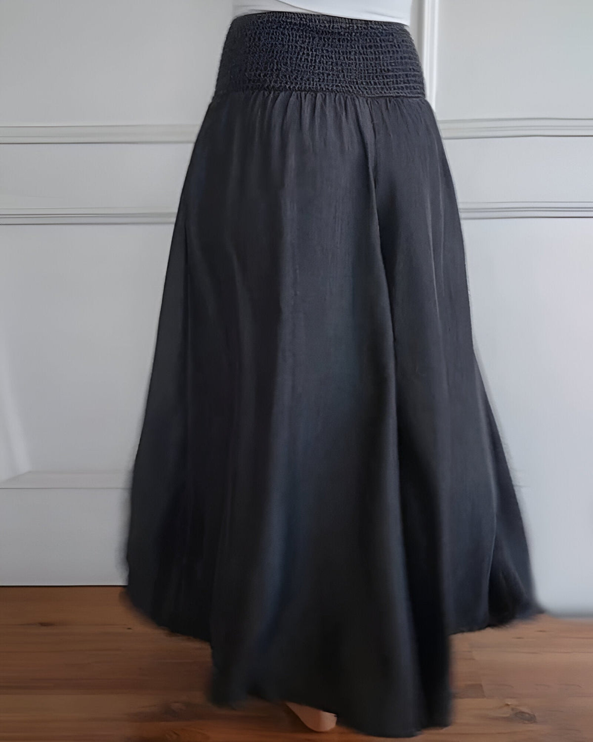 JULIE | PANTALON LARGE POUR FEMME AVEC TAILLE SMOCKÉE