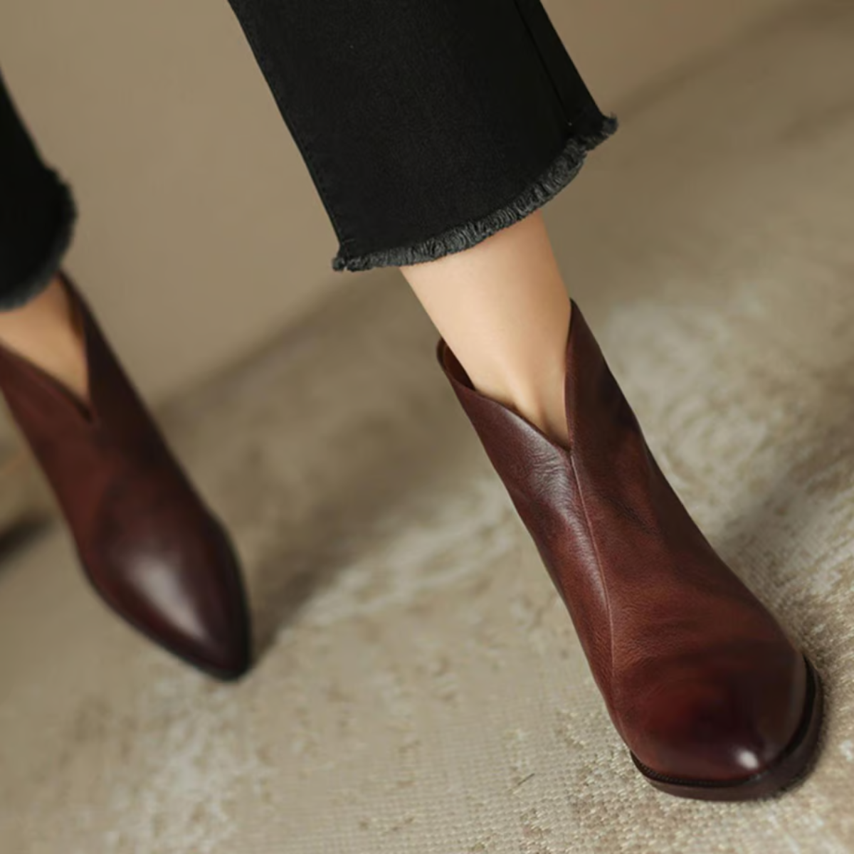 CLAIRE | BOTTINES ÉLÉGANTES EN CUIR