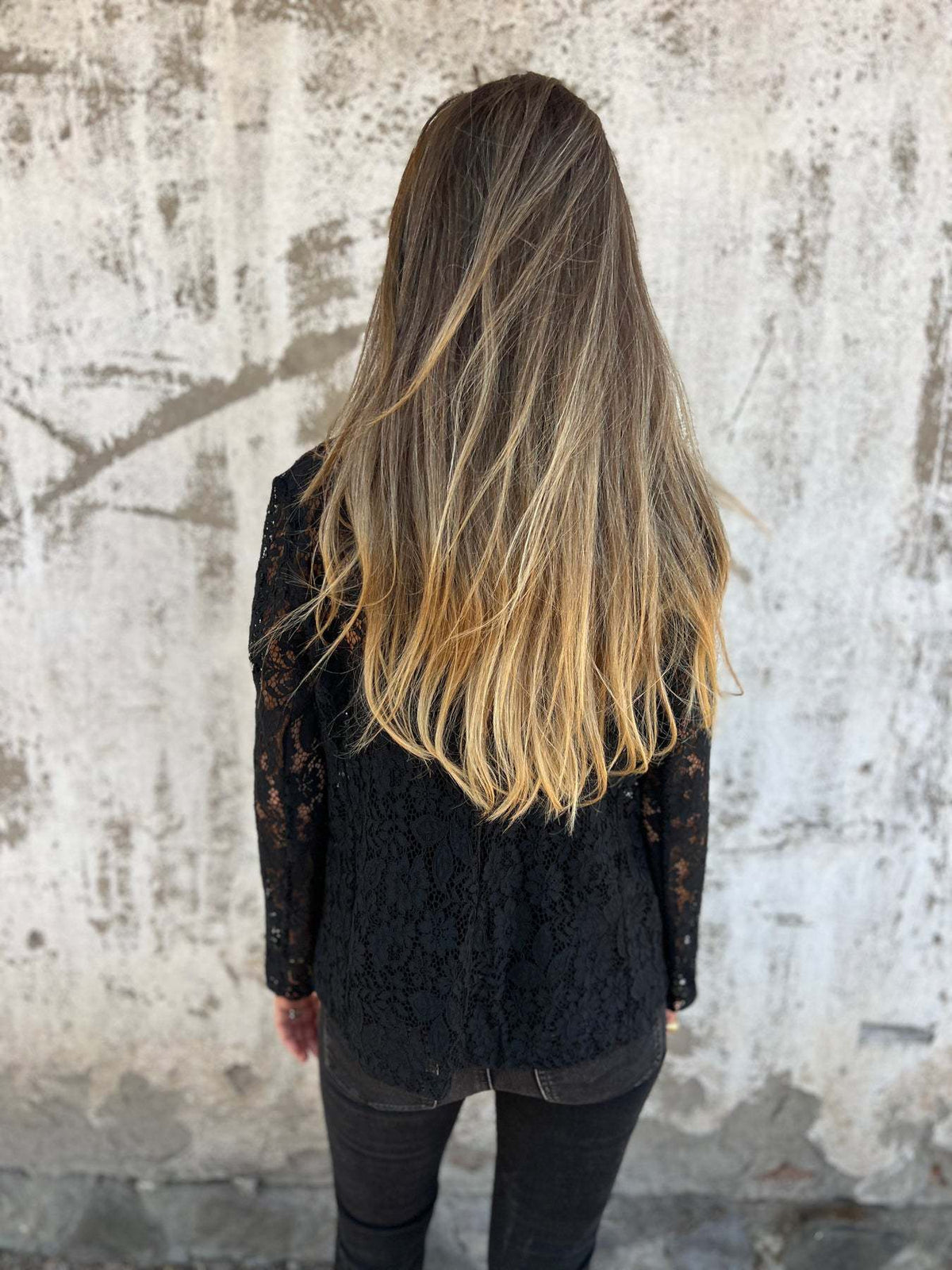 GAËLLE | BLAZER EN DENTELLE TRANSPARENTE