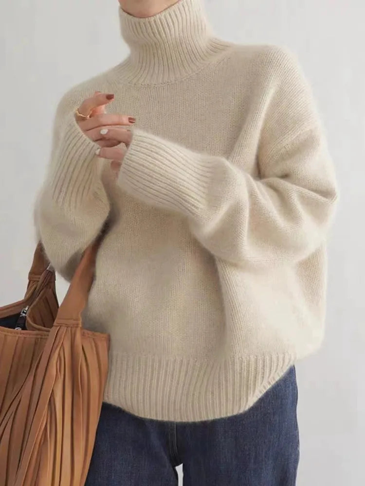 ROXANE | PULL COL ROULÉ DOUX ET CONFORTABLE