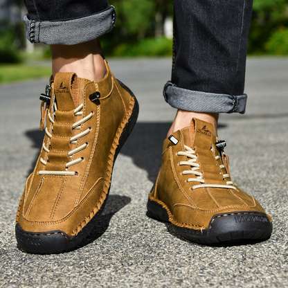 CHRISTOPHE | CHAUSSURES EN NABUK AVEC ZIP POUR HOMME
