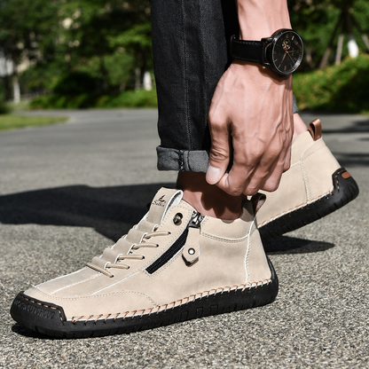 CHRISTOPHE | CHAUSSURES EN NABUK AVEC ZIP POUR HOMME