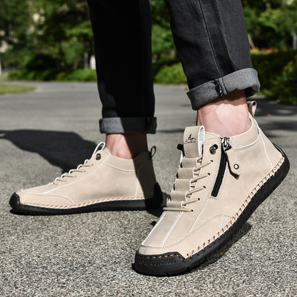 CHRISTOPHE | CHAUSSURES EN NABUK AVEC ZIP POUR HOMME