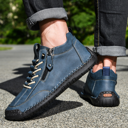 CHRISTOPHE | CHAUSSURES EN NABUK AVEC ZIP POUR HOMME