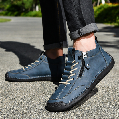 CHRISTOPHE | CHAUSSURES EN NABUK AVEC ZIP POUR HOMME