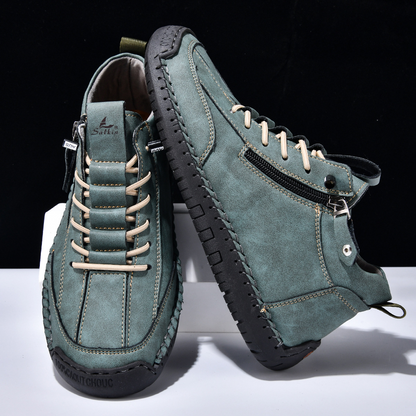 CHRISTOPHE | CHAUSSURES EN NABUK AVEC ZIP POUR HOMME