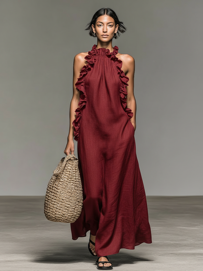 ALEXIA | ROBE LONGUE AVEC POCHES