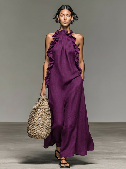 ALEXIA | ROBE LONGUE AVEC POCHES