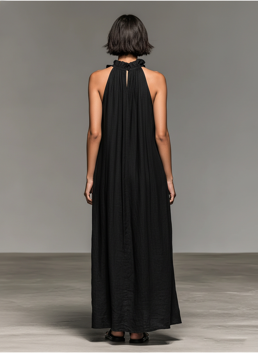 ALEXIA | ROBE LONGUE AVEC POCHES