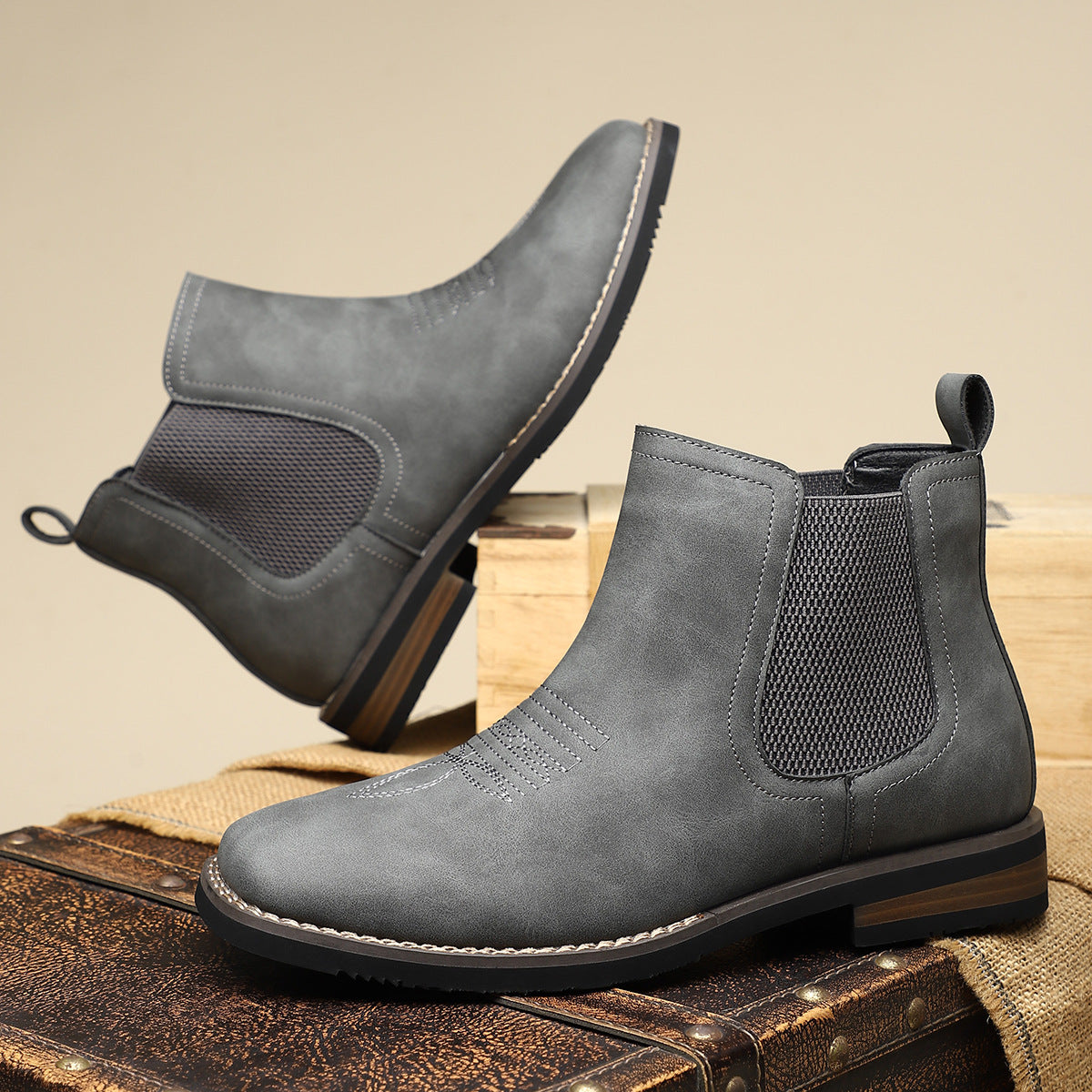 OLIVIER | BOTTES CLASSIQUES EN CUIR POUR HOMME