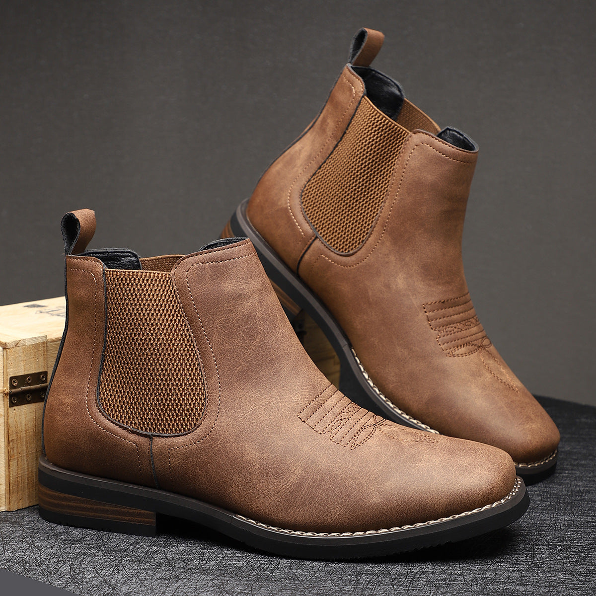OLIVIER | BOTTES CLASSIQUES EN CUIR POUR HOMME